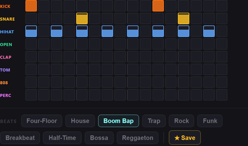 One-click beats