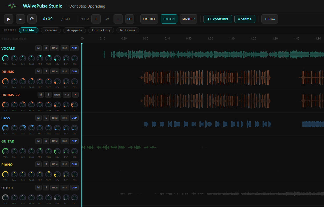 Studio screenshot